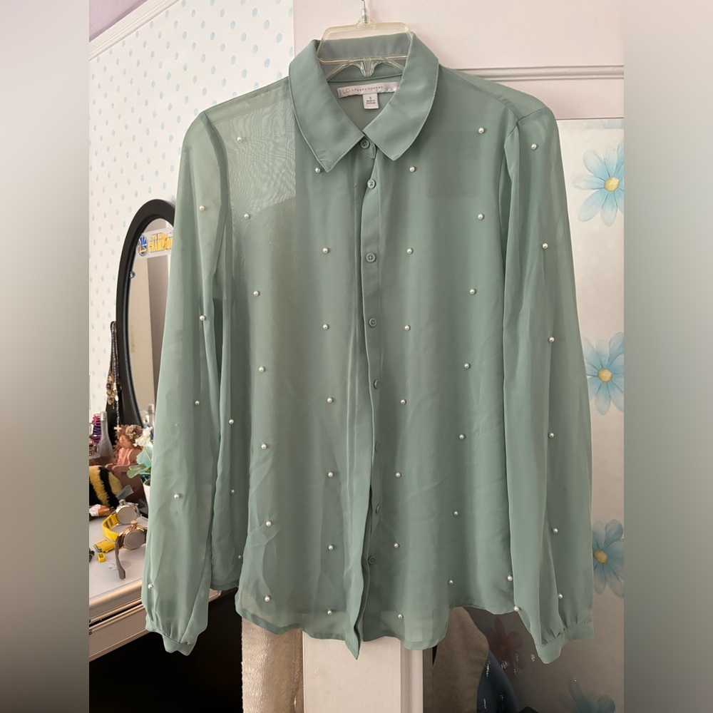 Sheer blouse- good condition